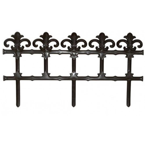 Prosperplast GARDEN ART zahradní plot 372x34cm hnědý IPLB