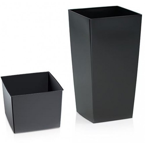 PROSPERPLAST URBI SQUARE P květináč 4l, černá DURS140P PROSPERPLAST URBI SQUARE P květináč 4l, černá DURS140P