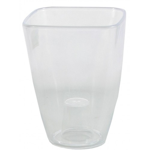 PROSPERPLAST COUBI květináč na orchideje 1,6l, transparentní DUKO130P