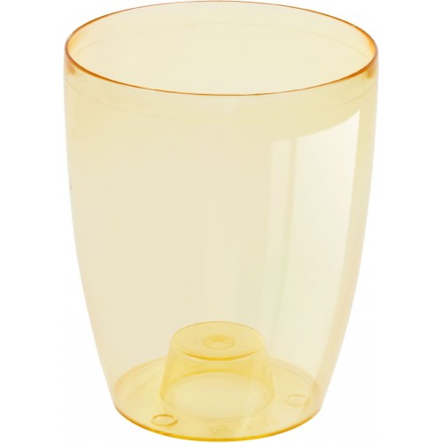 PROSPERPLAST COUBI květináč na orchideje 1,5l, oranžová DUOW130P