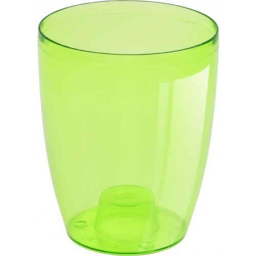 PROSPERPLAST COUBI květináč na orchideje 1,5l, zelená DUOW130P