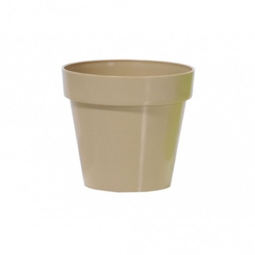 Prosperplast CUBE SHINE Kvetináč 14x12,4cm káva s mlékem DCUB140S