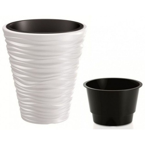 Prosperplast SAND květináč 38,8cm, 37l, bílý DBSA400