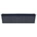 Prosperplast RATOLLA CASE P truhlík s miskou 68,5x17,3x15cm antracit ISR700P