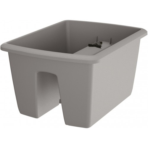 Prosperplast RESPANA RAILING Truhlík, 39,8x29,8x20,9 cm, šedý kámen DREB400