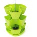 PROSPERPLAST COUBI kaskádový květináč 29,5x29,5x88cm, 9l, limetka DKN300W