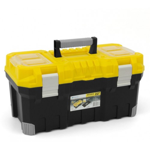 PROSPERPLAST TITAN Plastový kufr na nářadí žlutý, 554 x 286 x 276 mm NT22CS PROSPERPLAST TITAN Plastový kufr na nářadí žlutý, 554 x 286 x 276 mm NT22CS