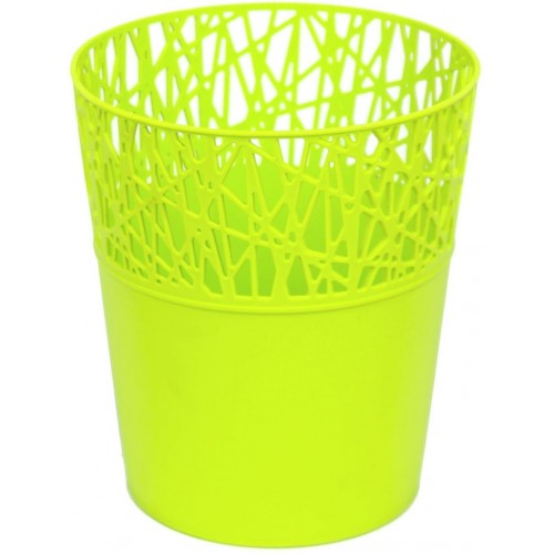 PROSPERPLAST CITY Květináč s krajkou 11,3 cm, limetka DCIT115 PROSPERPLAST CITY Květináč s krajkou 11,3 cm, limetka DCIT115