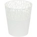 PROSPERPLAST CITY Květináč s krajkou 11,3 cm, bílá DCIT115