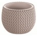 Prosperplast SPLOFY Bowl květináč 18cm, 1,4l, mocca DKSP180
