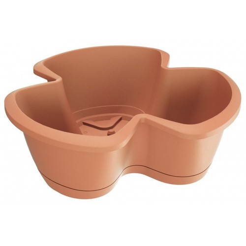 Prosperplast RESPANA TRIO Sada květináčů na bylinky 47 cm, terakota DRET470S