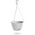PROSPERPLAST RATOLLA ROUND W Květináč závěsný 21,7cm, bílá DRLW215