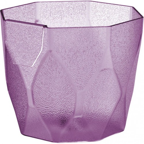 PROSPERPLAST ROCKA P Květináč 12,6 cm, fialová DROC125P PROSPERPLAST ROCKA P Květináč 12,6 cm, fialová DROC125P