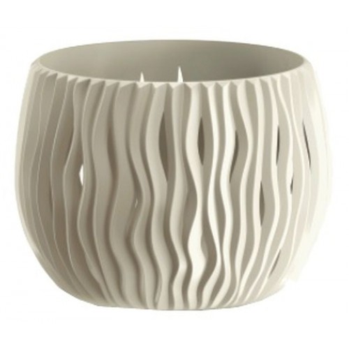 PROSPERPLAST SANDY BOWL Basic květináč 29 cm, krémová DSK290N