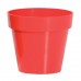Květináč CUBE SHINE 17 cm, 2,2l, korálová DCUB170S