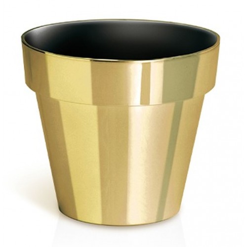 Květináč CUBE CHROME GOLD 14 cm, 1,2l, zlatá DGC140G Květináč CUBE CHROME GOLD 14 cm, 1,2l, zlatá DGC140G