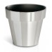Květináč CUBE CHROME SILVER 11 cm, 0,6l, stříbrná DGC110S