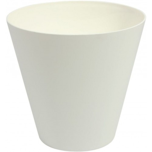 Květináč TUBUS 20 cm, 3,5l, bílá DTUB200