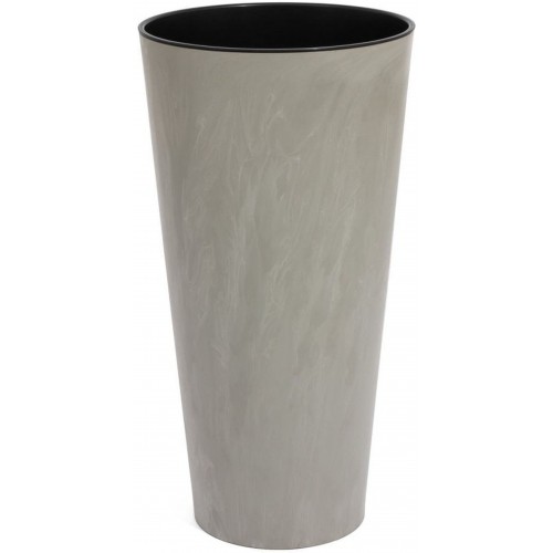 Květináč TUBUS SLIM BETON 25 cm, 9/15,5l, beton DTUS250B