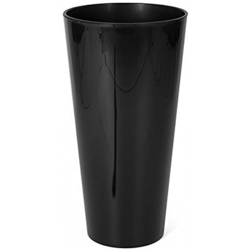 Prosperplast TUBUS SLIM Shine Květináč 15 cm, 3,3 l, antracit DTUS150S