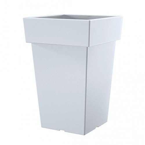 Prosperplast LOFLY SQUARE Květináč 19,3x19,3x29,3cm bílý DLOFQ200