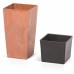 Prosperplast URBI SQUARE EFFECT Květináč 32,5 cm, terakota DURS325E