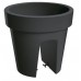 Květináč balkonový LOFLY RAILING 25 cm, 5l,24,5 x 24,5 x 22,5 cm antracit DLOFR250