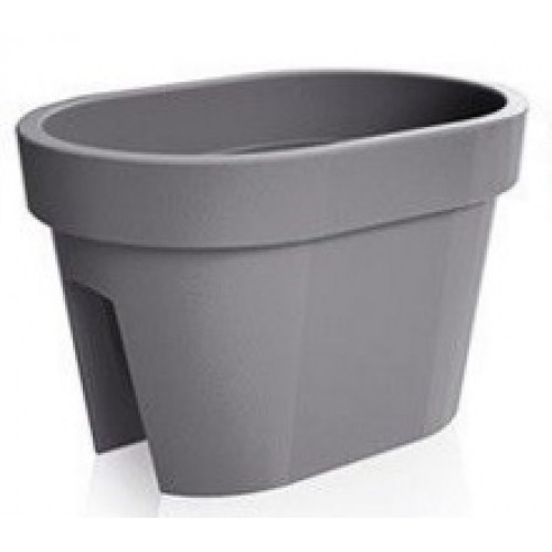 Květináč balkonový LOFLY RAILING 12,3l 39.6 x 26,6 x 25 cm, šedá DLOFR400 Květináč balkonový LOFLY RAILING 12,3l 39.6 x 26,6 x 25 cm, šedá DLOFR400