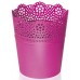 Prosperplast LACE květináč s krajkou 11,2 cm, fuchsie DLAC115