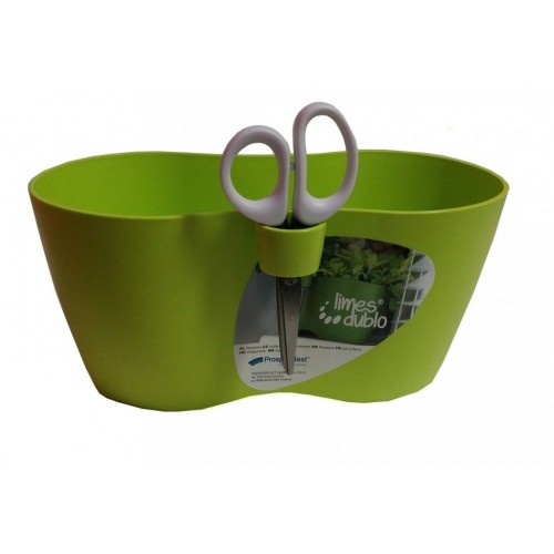 Prosperplast LIMES DUBLO Květináč na bylinky 2,5l, 25x12x12cm, zelená DLD250 Prosperplast LIMES DUBLO Květináč na bylinky 2,5l, 25x12x12cm, zelená DLD250