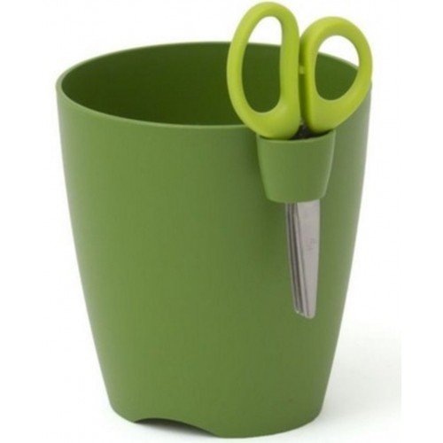 PROSPERPLAST LIMES UNO květináč na bylinky s nůžkami 1,3l, zelený DLU130