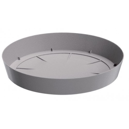 PROSPERPLAST LOFLY miska pod květináč 27x4,4cm, šedá PPLF270