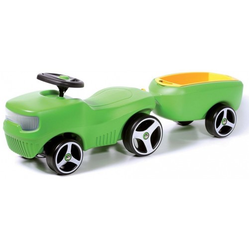 BRUMEE FARMEE+CAREE odrážedlo s přívesem, zelené BFARM BRUMEE FARMEE+CAREE odrážedlo s přívesem, zelené BFARM