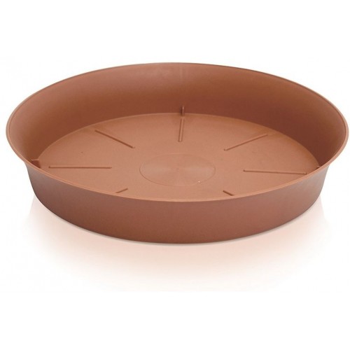 PROSPERPLAST PLASTICA miska pod květináč 9,8cm, terakotová PP09