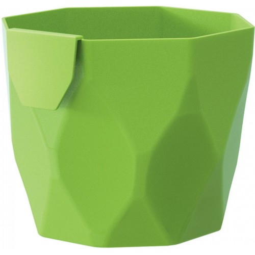 PROSPERPLAST ROCKA Květináč 12,6 cm, limetka DROC125