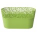 PROSPERPLAST CITY Truhlík s krajkou 28,5 cm, limetka DCIT285