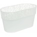 Prosperplast NATURO Truhlík s krajkou 27,5 cm, bílá DNAT275