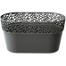 Prosperplast NATURO Truhlík s krajkou 27,5 cm, grafit DNAT275