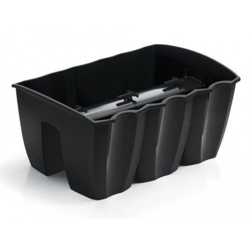 Prosperplast CROWN Truhlík balkonový 39 x 28 x 20cm, 12l, antracit DCRO400