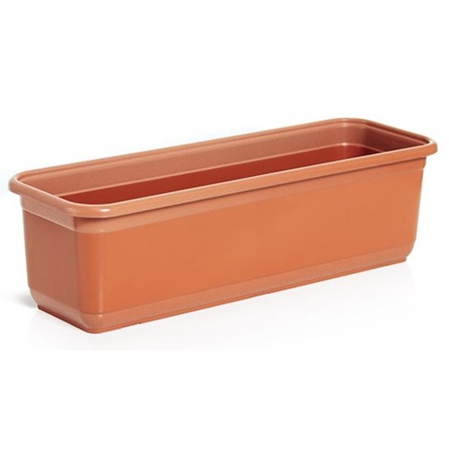 Truhlík FLORKA 50x16,5x14cm, 7l, terakotová ISFL500