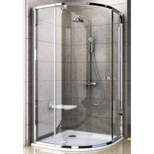 RAVAK PIVOT PSKK3-100 sprchový čtvrtkruhový kout, white/chrom Transparent 376AA100Z1 RAVAK PIVOT PSKK3-100 sprchový čtvrtkruhový kout, white/chrom Transparent 376AA100Z1