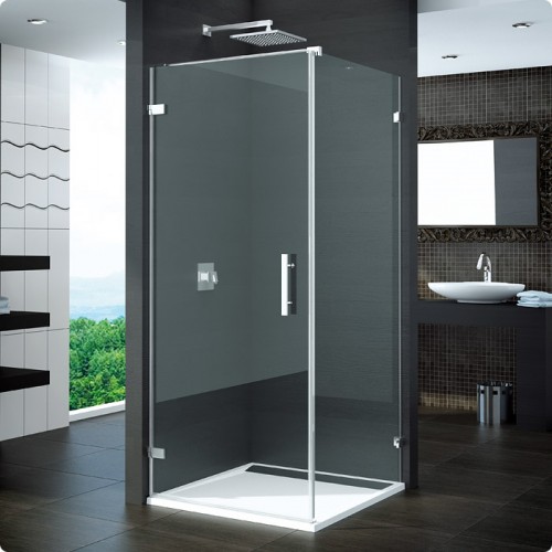 RONAL PURDT2 Pur boční stěna s L-kováním, 300-1000x <2000mm, chrom/mastercarré PURDT2SM21030