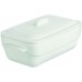 PYREX Pekáč hranatý s víkem WHITE MINI 16 x 9 cm