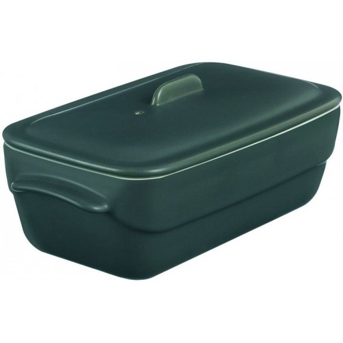 PYREX Pekáč hranatý s víkem GREY MINI 16 x 9 cm