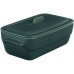 PYREX Pekáč hranatý s víkem GREY MINI 16 x 9 cm