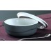 PYREX Pekáč kulatý s víkem GREY MINI 10 x 10 cm