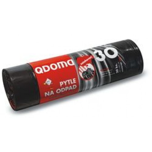 Pytle na odpadky LDPE zatahovací 30l/20 ks 50x60cm Q005
