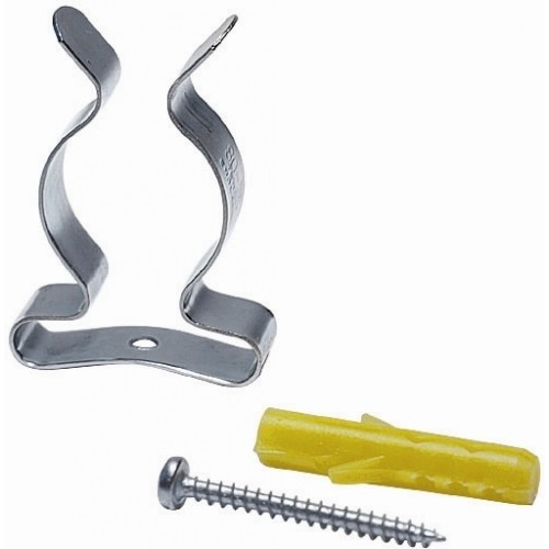 RABOVSKÝ Kovová příchytka - Clips 25-27 mm + vrut 3x30 + hmoždinka 6, 19602025 RABOVSKÝ Kovová příchytka - Clips 25-27 mm + vrut 3x30 + hmoždinka 6, 19602025