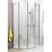 RAVAK CHROME CSKK4-90 čtvrtkruhový sprchový kout, satin+transparent 3Q170U00Z1