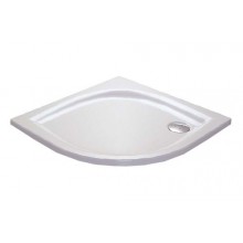 RAVAK GALAXY ELIPSO 100 LA čtvrtkruhová sprchová vanička 100x100 cm A22AA01210